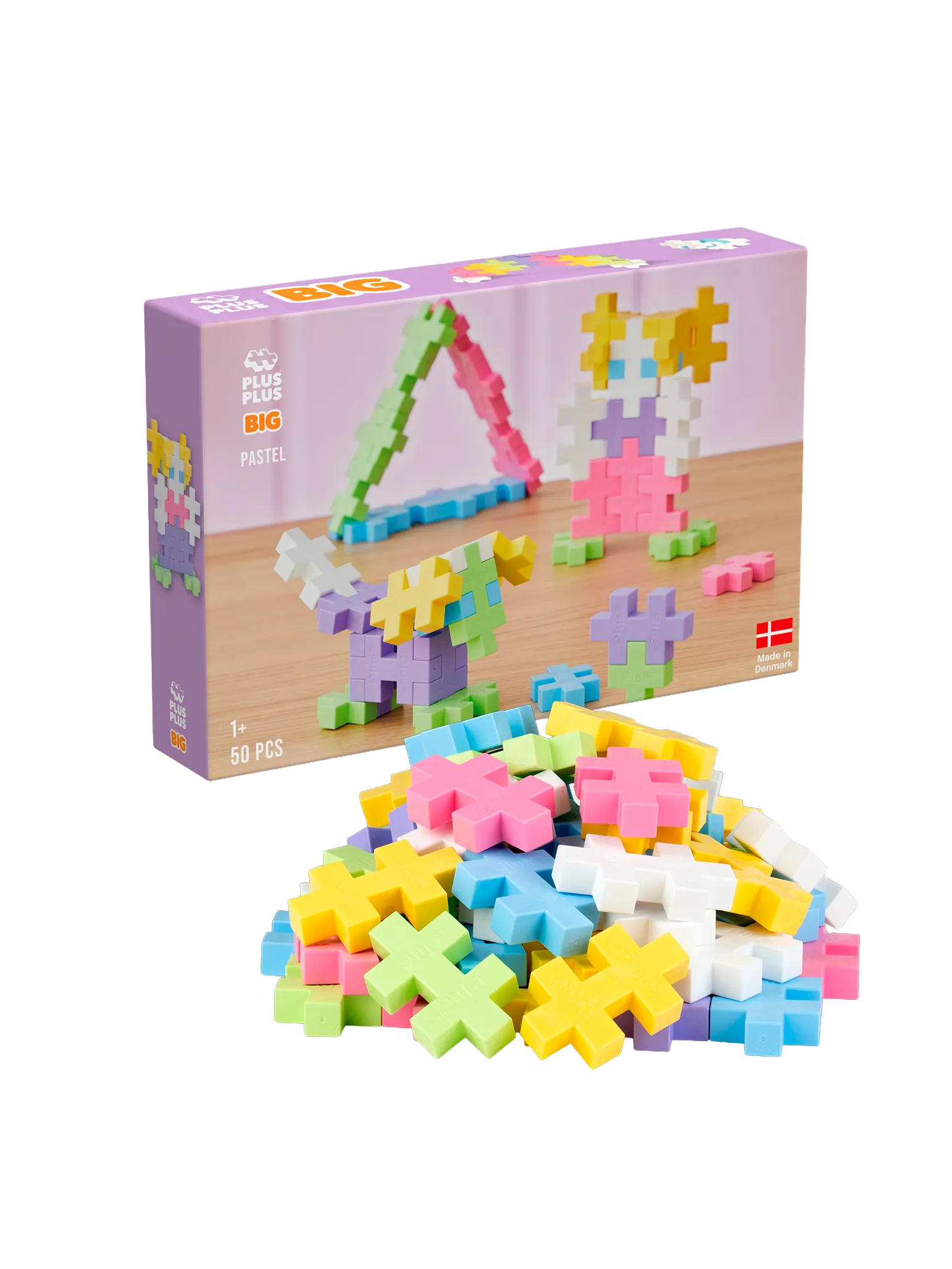 BIG Pastell Färgmix - 50 stk